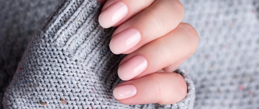 pink autumn nails ideas