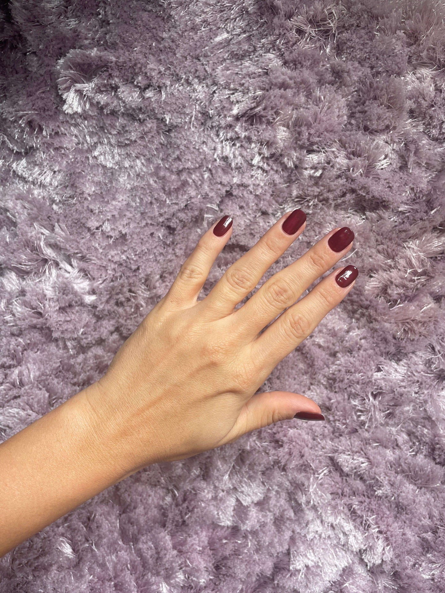 BURGUNDY GEL NAIL STRIPS - Lehmani