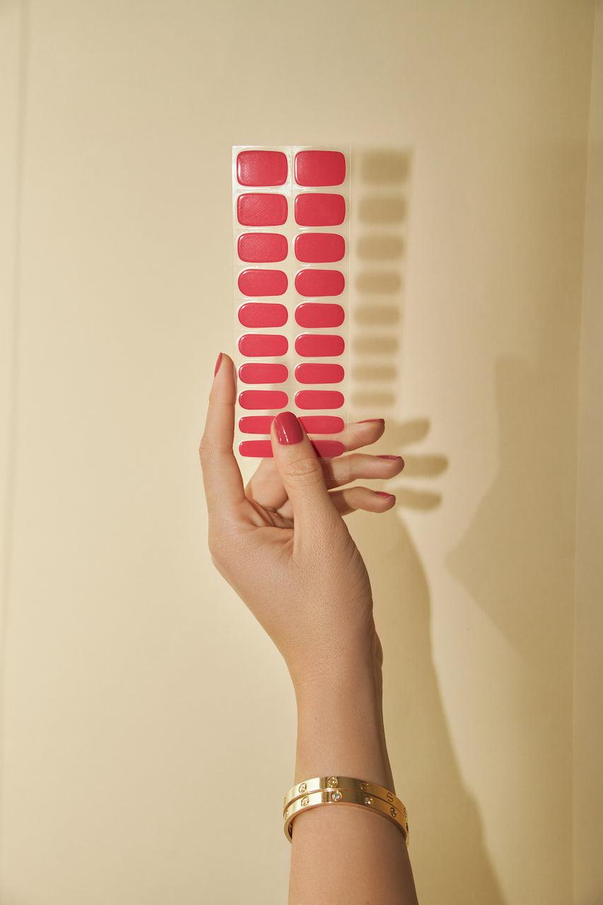 DUSTY PINK GEL NAIL STRIPS - Lehmani