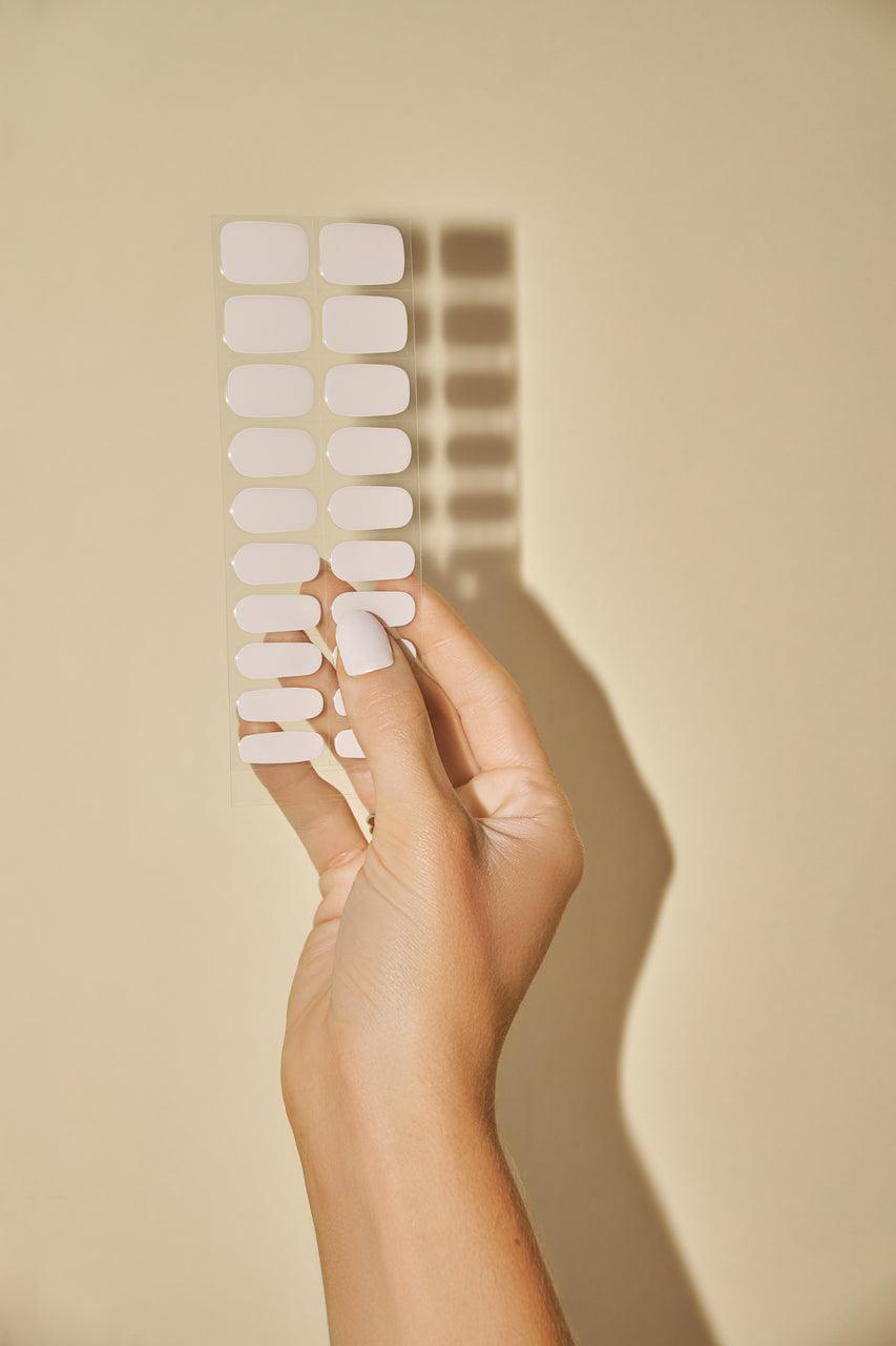 LIGHT PINK GEL NAIL STRIPS - Lehmani