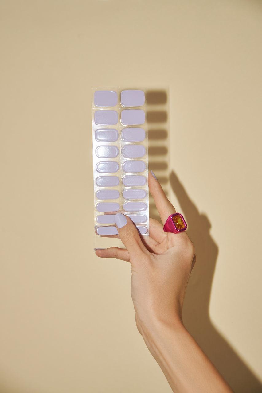 VIOLET GEL NAIL STRIPS - Lehmani