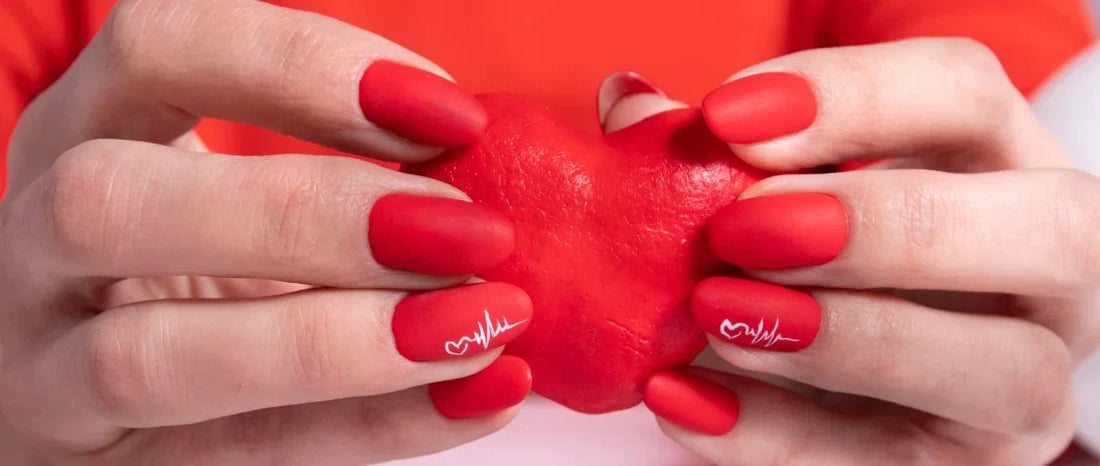 Cherry Red Nails with a Glossy Glow: The Timeless Valentine's Classic That Never Fails