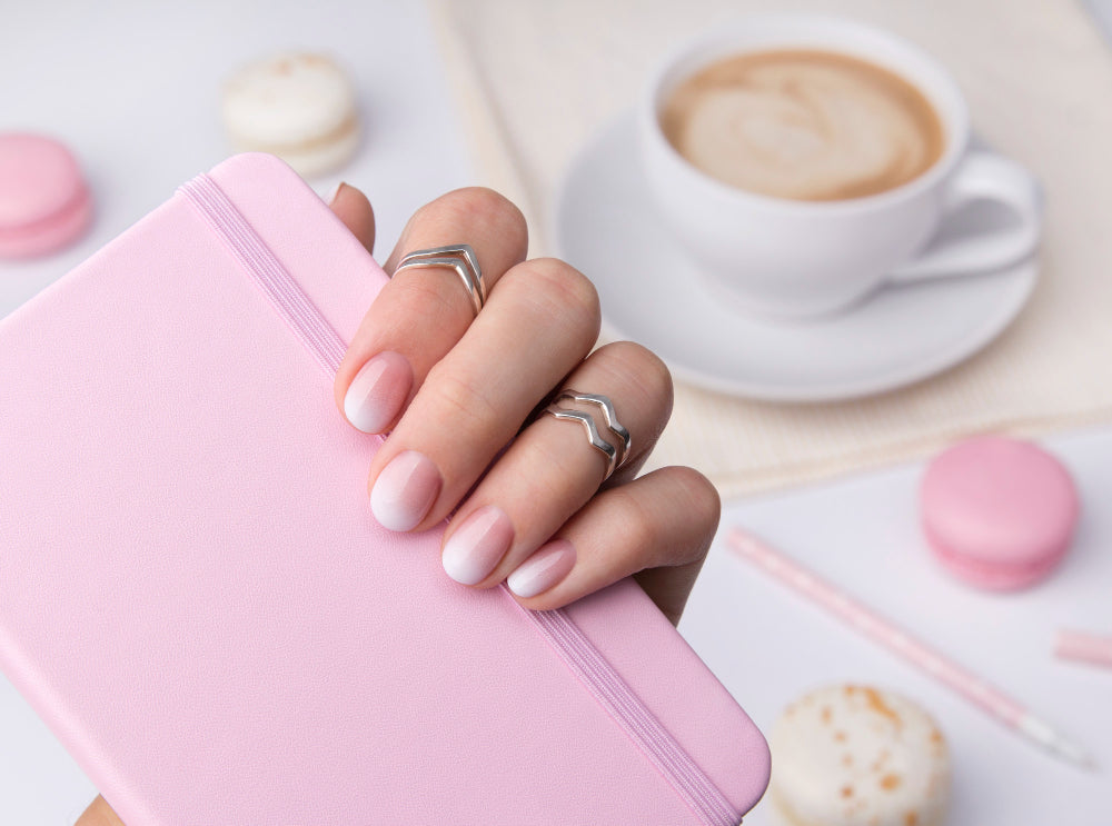 Elegant and classy soap nails
