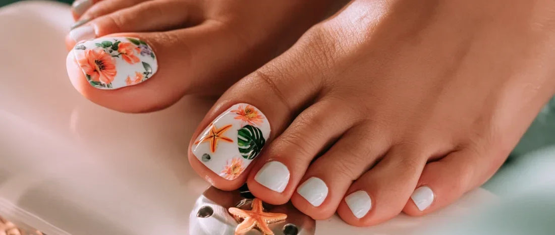 Gel Pedicure at Home: Polish, Stickers or Press-Ons?