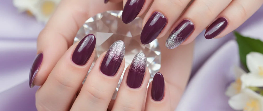Purple nails for winter: The coolest shades to try this season