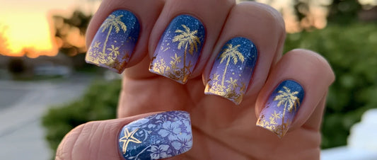 Soft Sunset Nails for Vacations, Beach Days, and Summer Nights