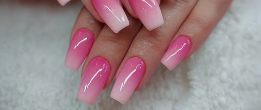 Double the Color, Double the Charm: Two Tone Ombre Nails for a Fresh Manicure