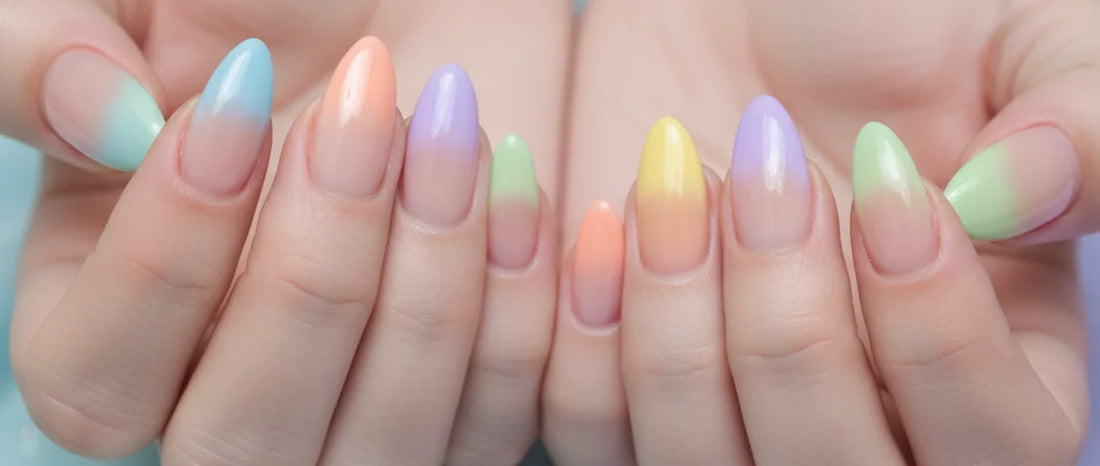 When bold isn’t bold enough: rainbow nails redefining maximalist colour play
