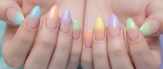 When bold isn’t bold enough: rainbow nails redefining maximalist colour play