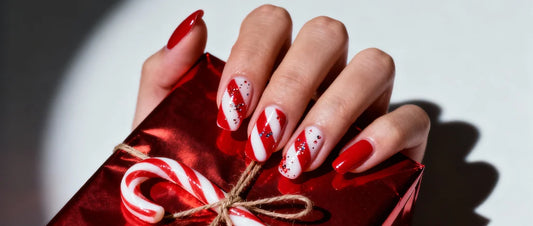 Candy cane nails are the sweetest Christmas trend you’ll love this year