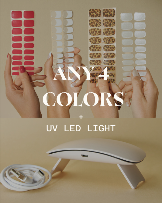 28% OFF: 4 x COLORS + UV LED LIGHT