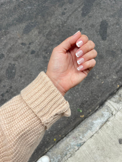 WHITE FRENCH MANI GEL NAIL STRIPS - Lehmani
