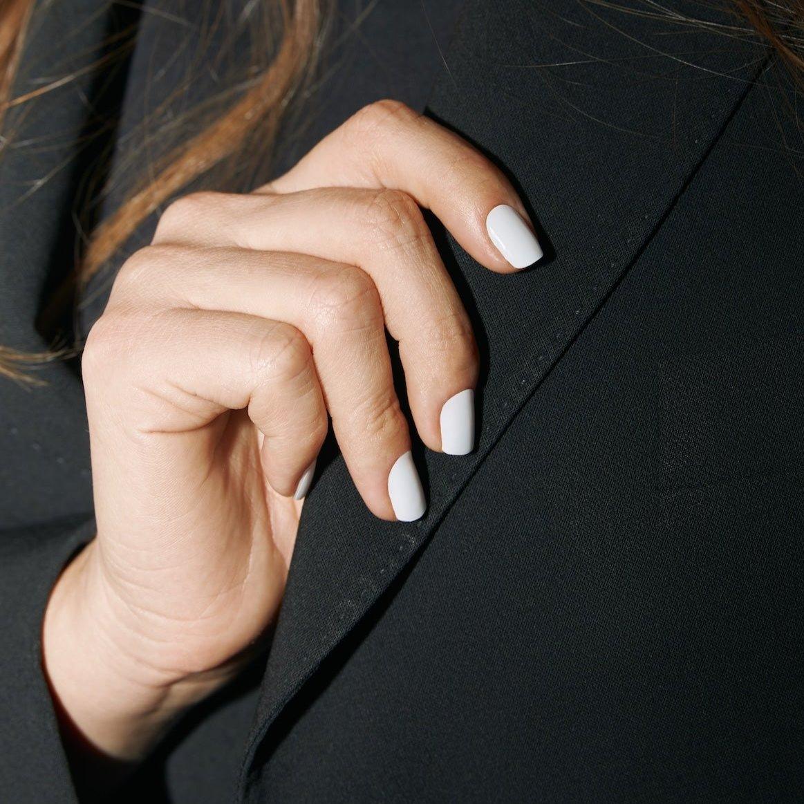 WHITE GEL NAIL STRIPS - Lehmani